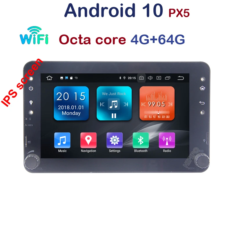 Автомагнитола 2 din Android 10 0 GPS для VW Passat B6 CC Polo GOLF 5 6 Touran Jetta Tiguan Magotan Seat 9 дюймов экран с