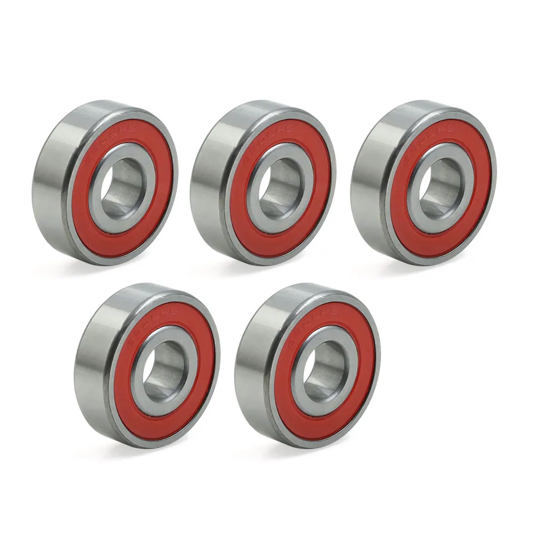 

Uxcell 5pcs 6302RS 15x42x13mm Deep Groove Metal Double Shielded Ball Bearings