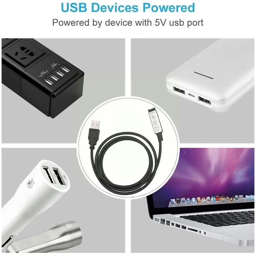 

5v Usb Led Rgb Controller Mini 3keys Dimmer 24key 44key Ir Remoter 17keys Rf Wireless Remoter Control For Usb Rgb Led Strip C1n6