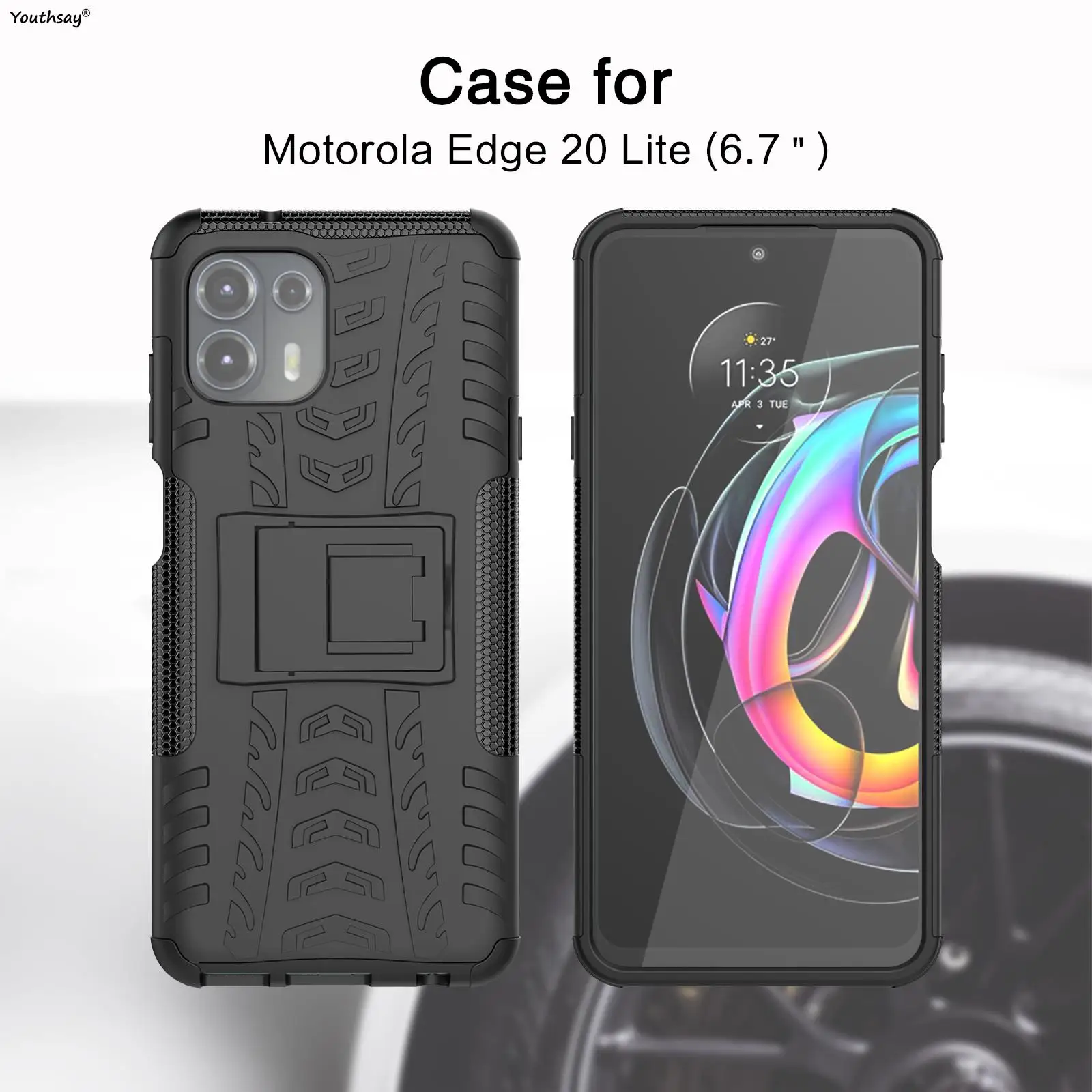For Motorola Moto Edge 20 Lite Case ForMoto Edge 20 Lite Cover Shockproof Armor Protective Phone Bumper For Moto Edge 20 Lite