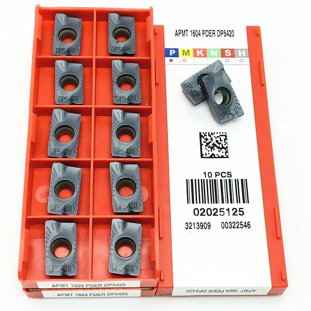 

Lathe tool APMT1604 PDER DP5420 cutting carbide inserts Turning tool milling CNC milling cutter finishing APMT1604PDER