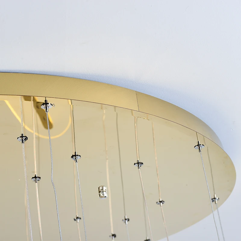 FSS скандинавские роскошные люстры Многослойные лепестки дуплексные здания