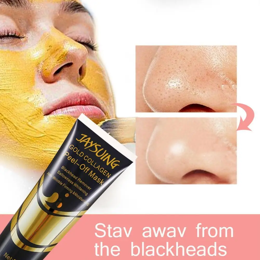Hot Sell Gold Mask Collagen Face Anti Aging Whitening Wrinkle Lifting Smooth Tear Peel Off Masks Skin Care New |