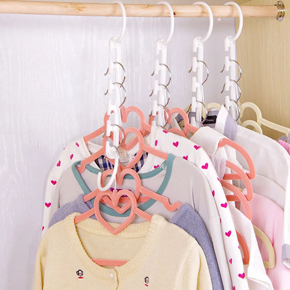 Волшебная вешалка 3D многофункциональная складная для одежды хранения