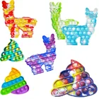 Игрушки-антистресс с эффектом пузырьков для взрослых, игрушка для снятия стресса, искусственная смешная лама, мягкая игрушка-антистресс