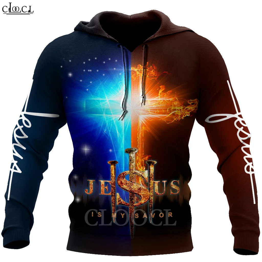 

CLOOCL Newest Christian Jesus Catholic Harajuku Streetwear 3D Print Tracksuit Fashion Men Women Hoodie Pullover Drop Shipping
