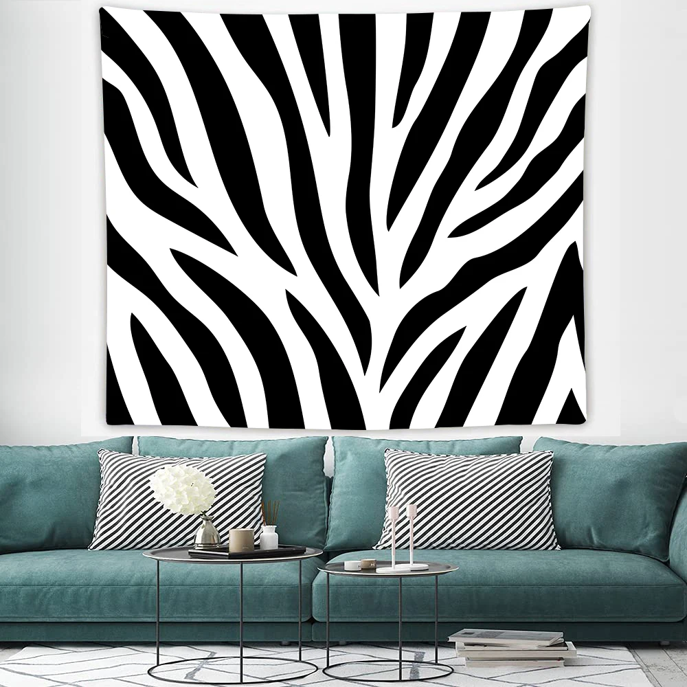 Красочные в полоску гобелен настенный детский полосатый комплект с принтом