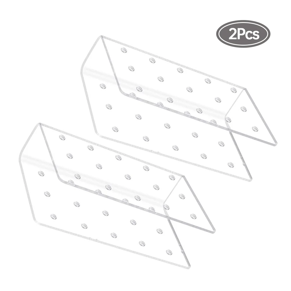 

2PCS DIY Transparent Lollipop Stand Cake Pop Cake Party Wedding Holder Acrylic Display Holder Rack 2 Layers 15 Holes