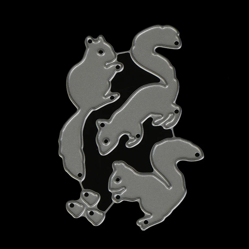 

Three Squirrels Dies Scrapbooking New Arrival Metal Cutting Dies New 2019 Alinacrafts Craft Die Cut Card Making for 2019