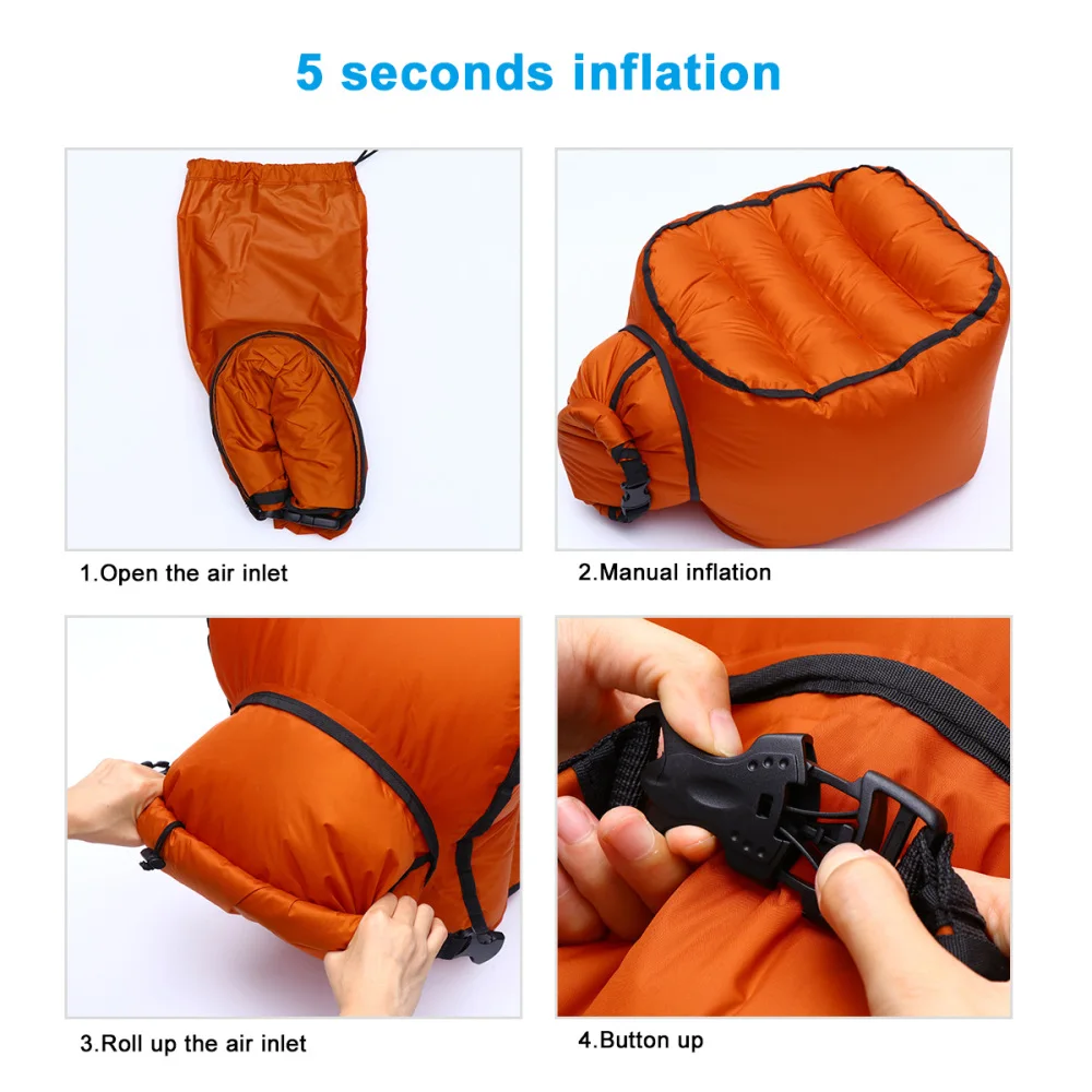 Надувной стул портативный диван нейлоновый для ног складной уличные аксессуары