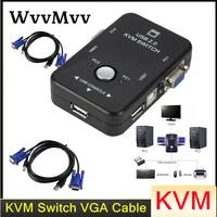 kvm switch vga cable high quality usb 2 0 vga splitter box for usb key keyboard mouse monitor adapter usb switch printer
