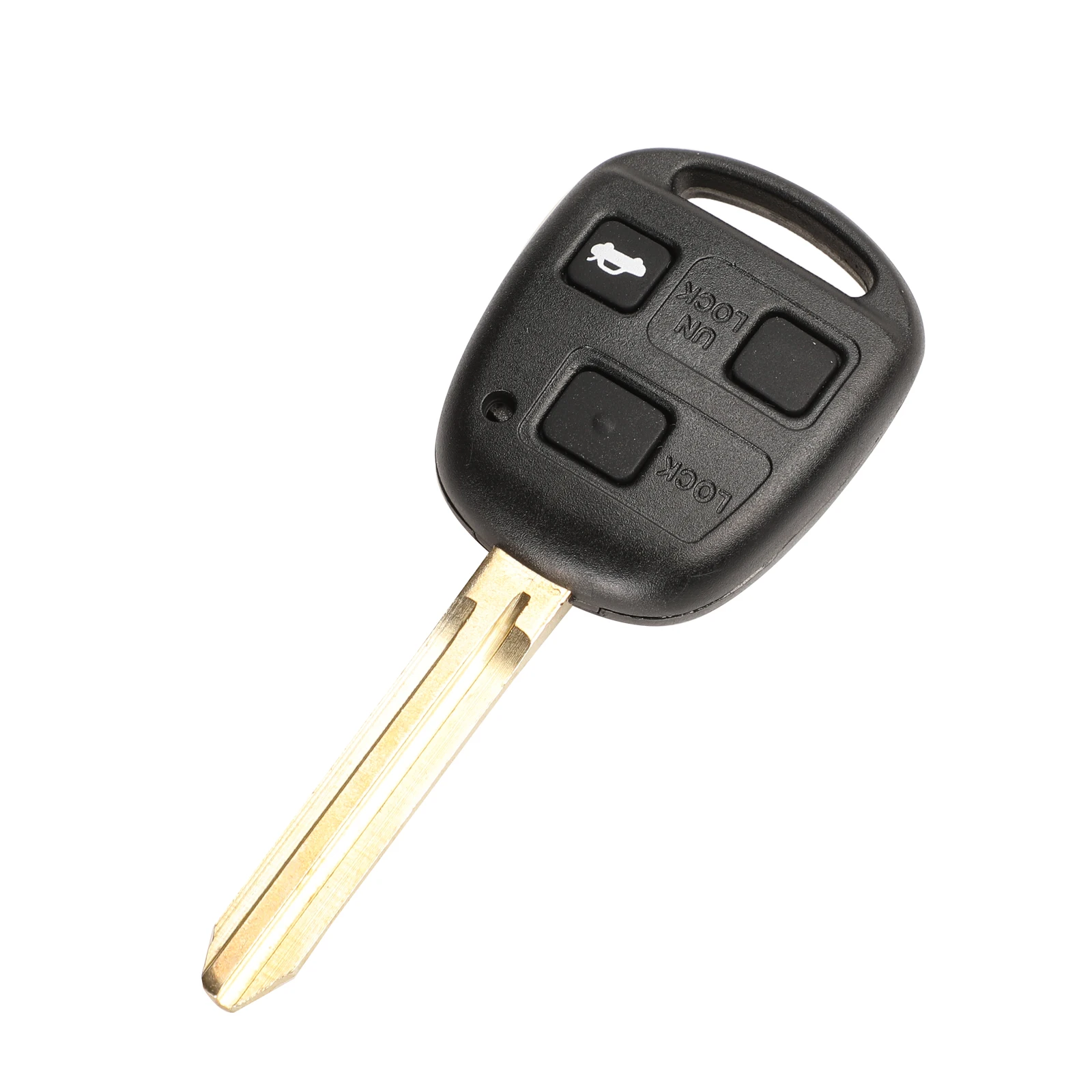 Jingyuqin Toy43 Toy48 2/3 кнопочный автомобильный чехол для ключей, чехол для Toyota Avensis Corolla для Lexus Rav4 с резиновой накладкой