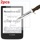 2 шт. для PocketBook 633 6-дюймовая Защитная пленка для экрана из закаленного стекла для PocketBook 633 цвет PB633 считыватель электронных книг