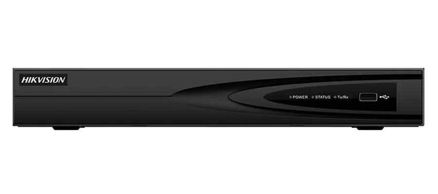 Hikvision 4-канальная система видеонаблюдения 4CH NVR POE DS-7604NI-K1/4 P 1SATA 4 POE порта HDMI и VGA встроенный Plug& Play видеомагнитофон