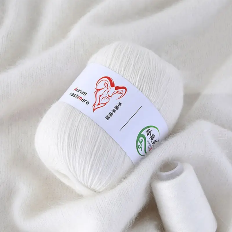 50 г мягкая кашемировая пряжа плюш ручная вязка не скатывается шерстяной шарф