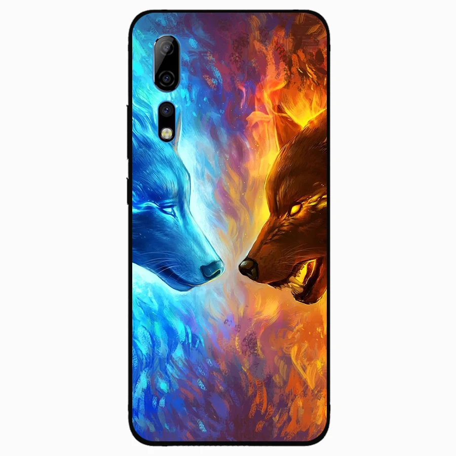 Чехол для ZTE Axon 10 Pro Силиконовый ТПУ чехол с волком 10Pro A2020 оболочка женская сумка |
