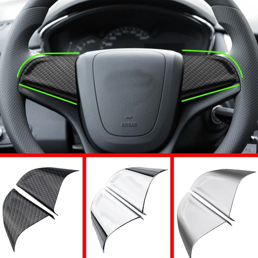 Накладка на руль хромированный чехол из углеродного волокна для Chevrolet Chevy Cruze Trax