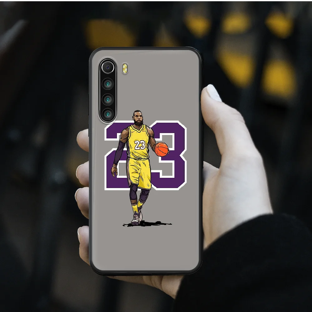 

basketball player James Jordan Phone Case cover For xiaomi Redmi note 4 5 6 7 8 A T X Plus Pro black Etui pretty coque silicone