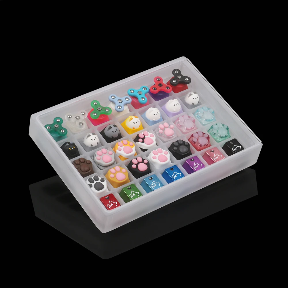 JKDK box acrylic набор клавишных колпачков в коробке 7x5 клавиатура sa gmk oem cherry для
