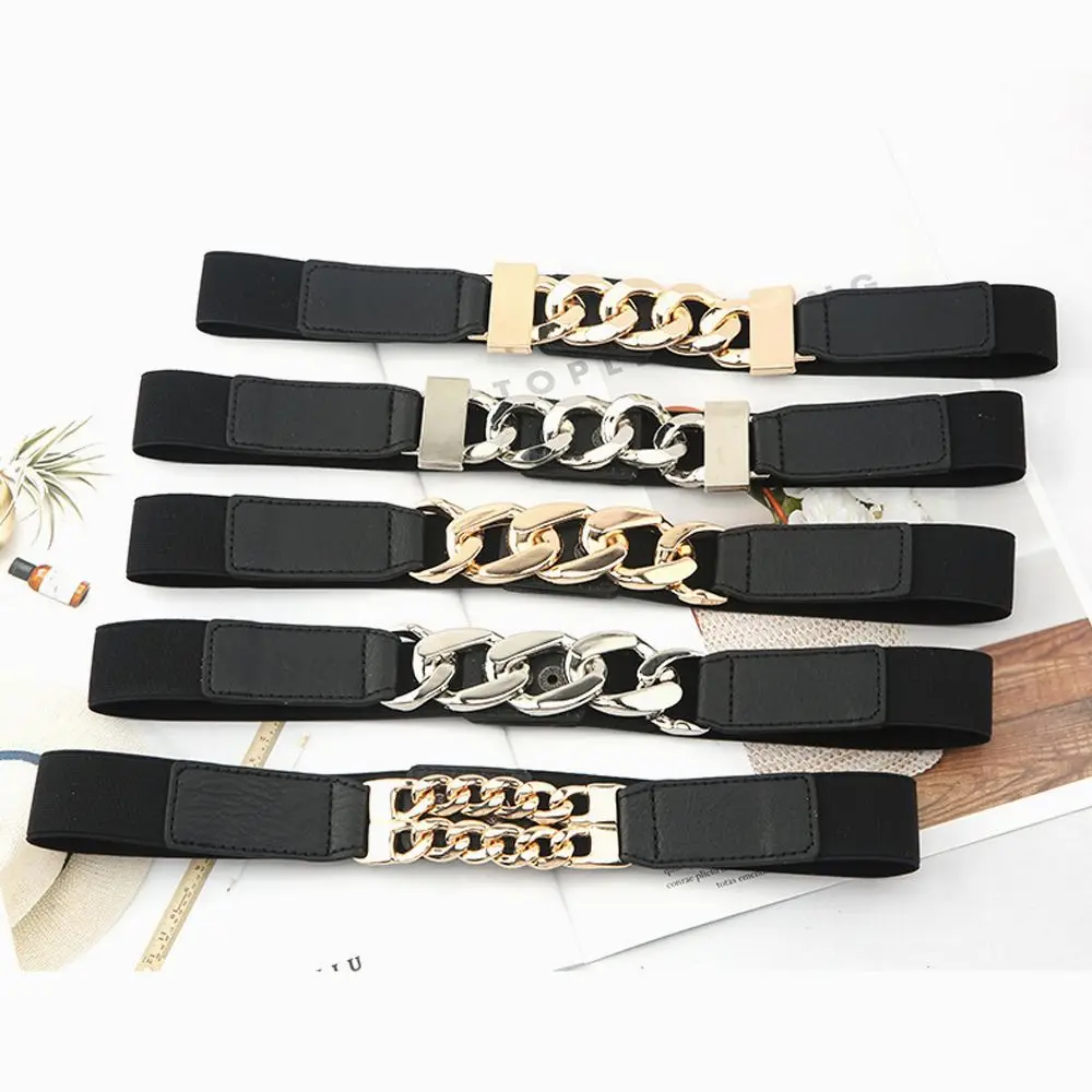 

Женский серебристый металлический ремень, пояс Kettin Riem, ремень с золотой цепочкой, ремни на талию
