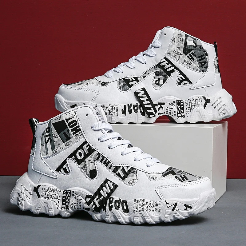 

Men Casual Shoes Comfortable Fashion Graffiti Women Sneakers Brand Outdoor Walking Jogging Shoe Zapatillas Hombre Big Size 36-46