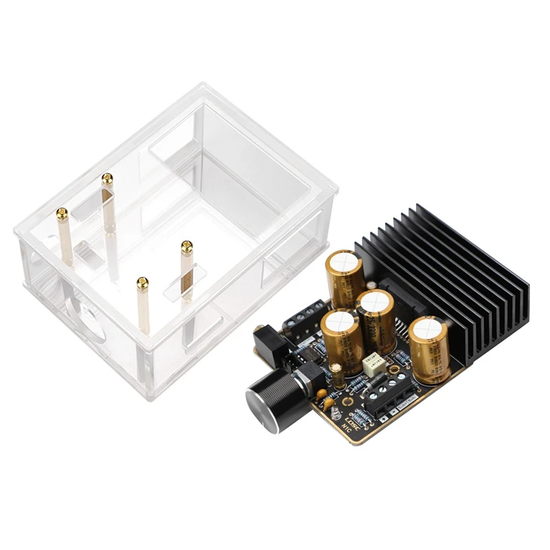 

TDA7850 Subwoofer Digital Amplifier Audio Board with Shell 2X80W+120W Class AB Amplificator for 2-8Ohm Speaker DC9-18V