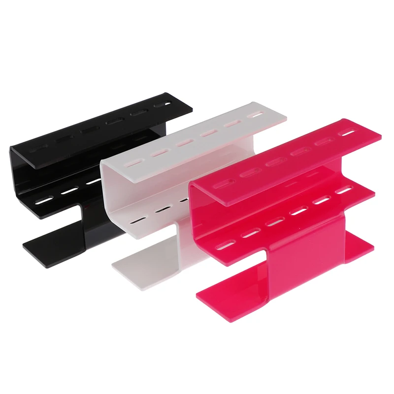 Акриловая стойка для хранения пинцетов и ресниц с 6 отверстиями инструменты