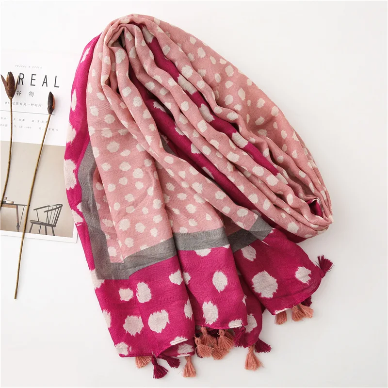 KYQIAO женский платок на голову женский Осень Весна этнический стиль Испания дизайнер длинный геометрический принт шарф, кашне