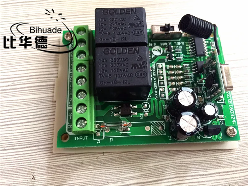 315 МГц Универсальный беспроводной переключатель дистанционного управления Ac 220v