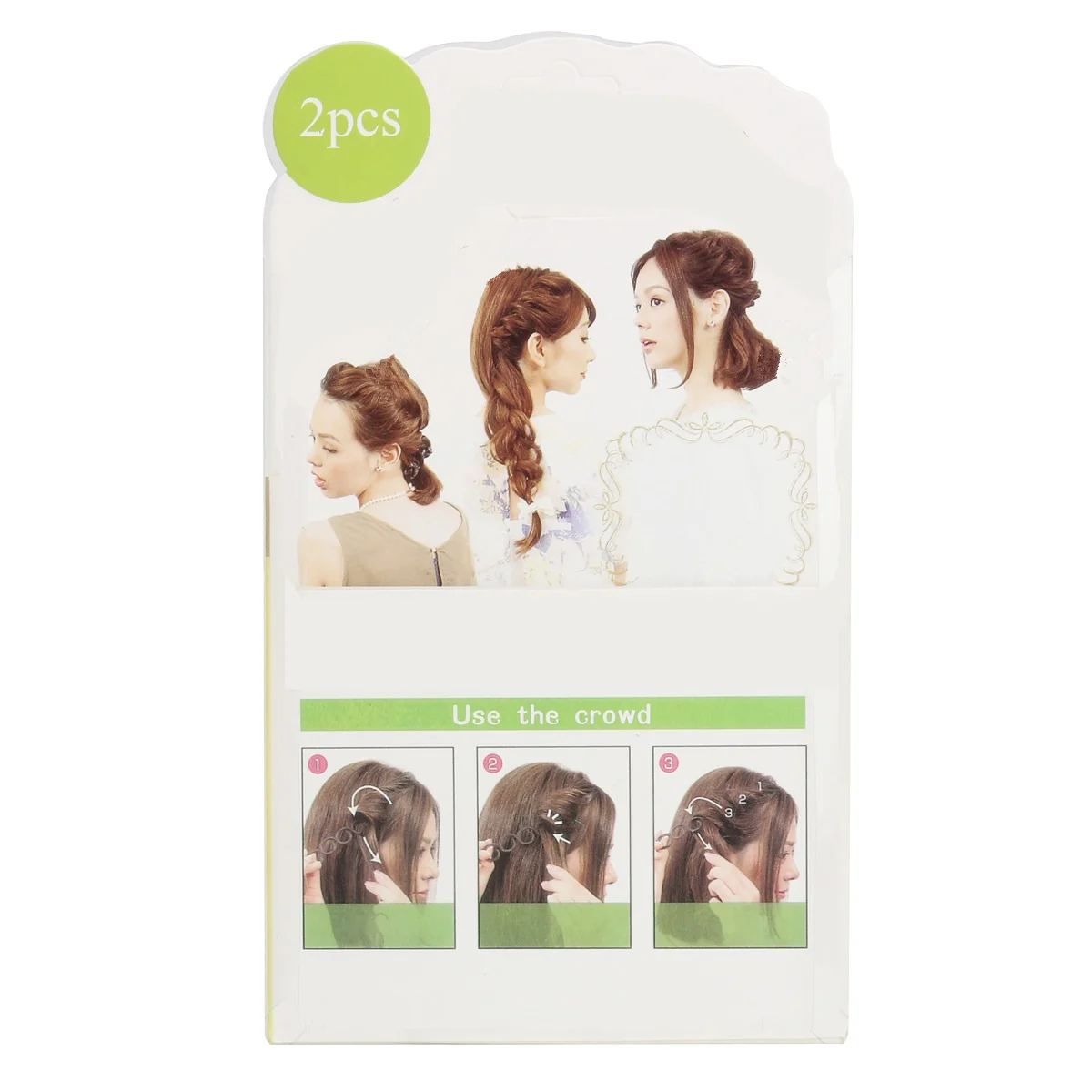 Женские Скручивающиеся ролики Водопад 2 шт.|Аксессуары для укладки| |