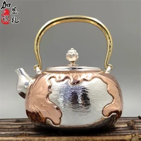 teapot stainless steel teapot silver teapot hot water teapot portable teapot 900 ml water kung fu tea set