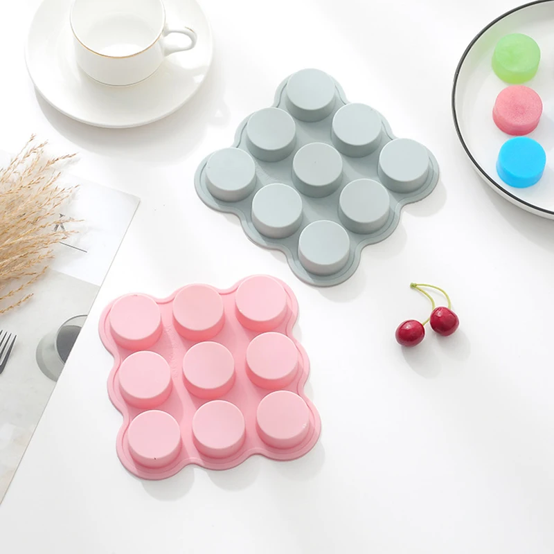 

3D Round Silicone Handmade Soap Mold Candy Chocolate Cake Mold Cake Decorating Tools