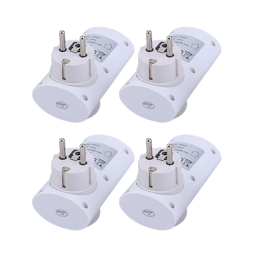 

2022.1 For 3/1 For 4 Wireless Remote Control Multiple Socket Smart Switch 433.92Mhz Standard Power Socket Home Household