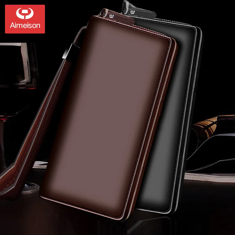 Аутентичная Новая мужская сумка для рук деловая мобильного телефона