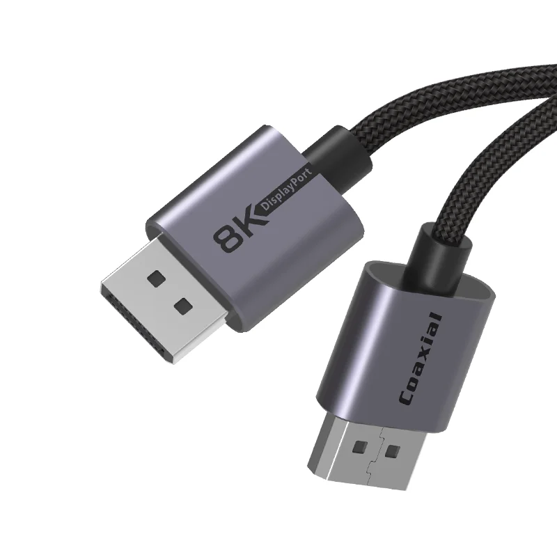Коаксиальный кабель DisplayPort 1 4 с поддержкой PS5/Xbox подключение к ноутбуку для