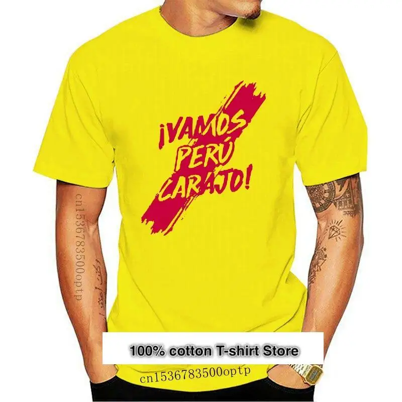 

Camiseta de nuevo Design de Vamo, camisa de манга corta con letras para hombre, chico y Chica, para Fitness, peru