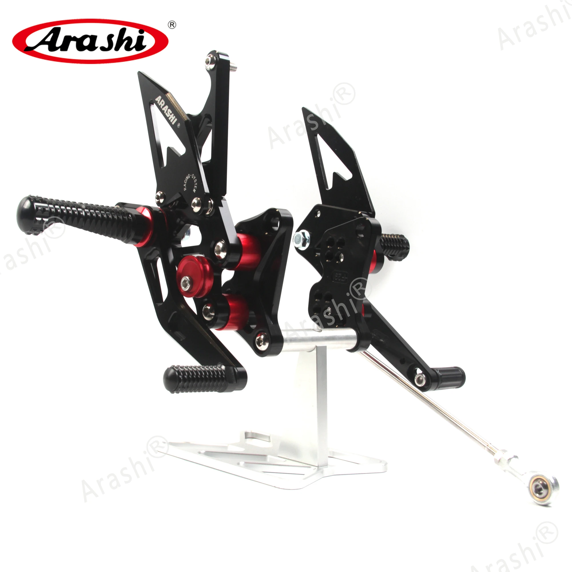 Arashi для SUZUKI GSXR 1300 Hayabusa 2008 - 2017 CNC Rider регулируемые подставки ног 2009 2010 2011 2012 2013