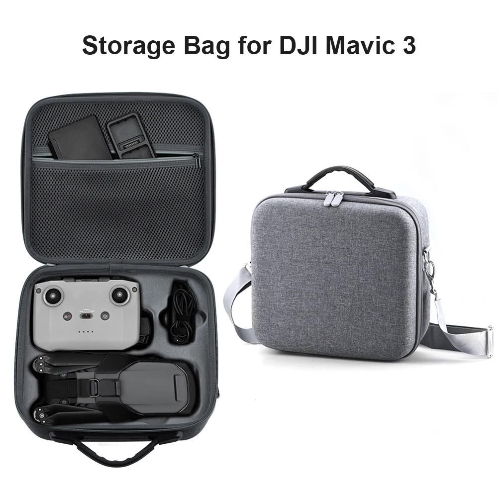 

Портативная сумка для хранения для дрона DJI Mavic 3 Взрывозащищенный протектор противоударный чехол для переноски с наплечным ремнем аксессуары
