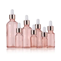 5ml 10ml 30ml 50ml glass dropper bottles translucence essential oil bottles with glass pipettes