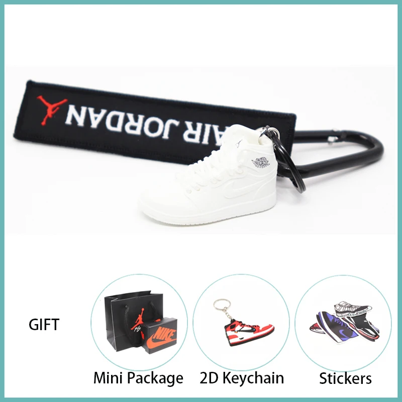 Новинка ручной работы 3D AJ Key ChaiAir Mini Jordan кроссовки модель милый брелок для ключей Баскетбольная обувь Подарочный Брелок для ключей модные украшения - Цвет: 50