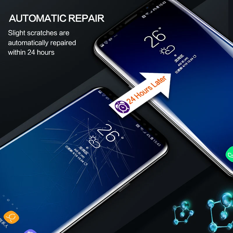 Защитное стекло SmartDevil для Samsung Galaxy S10 9 Note 8 3D полноэкранное HD прозрачное