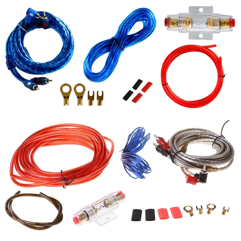 

Holder 1500W8GA Car Audio Subwoofer Amplificateur Cblage Fuse Kit Fil Cable Set