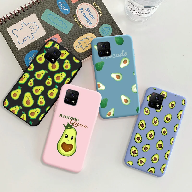 

Phone Case Avocado For Vivo Y51 Y31 2020 2021 Y52S Y31S Cute Soft Silicone Back Cover For VIVO Y31 2021 Candy Soft Back Cover
