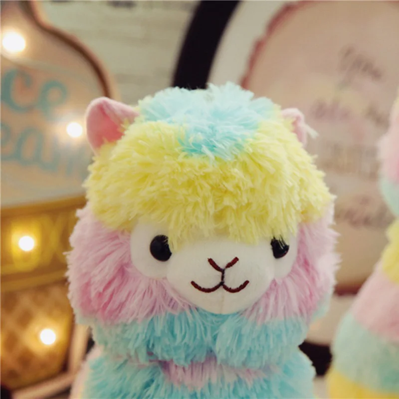 35 см/50 см Радуга Альпака плюшевые игрушки Kawaii Мягкие Игрушки японские куклы для