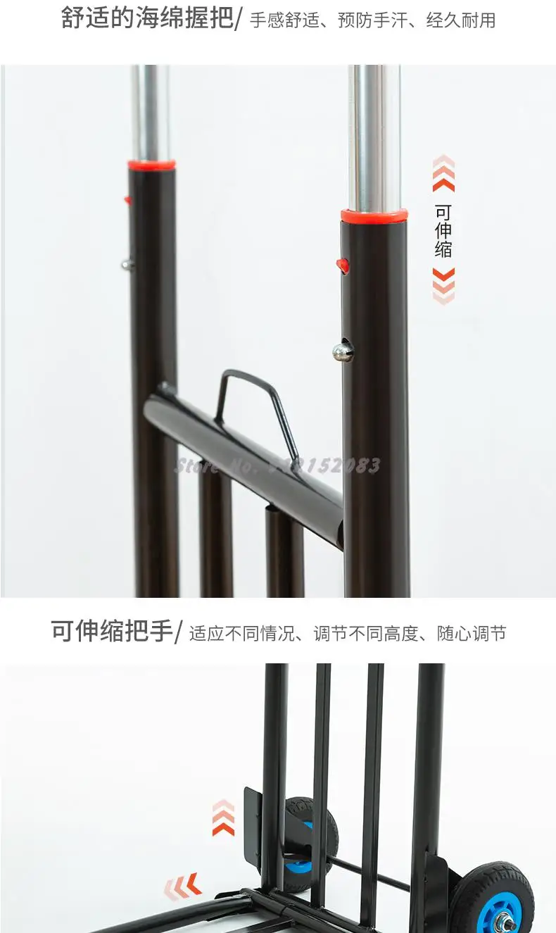 Грузовые тележки легкие для светильник купок покупок Складные портативные