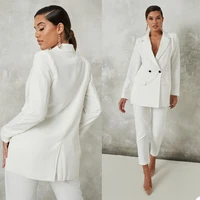 elegant white pant suit for women formal prom dresses fashion customise special occasion dress