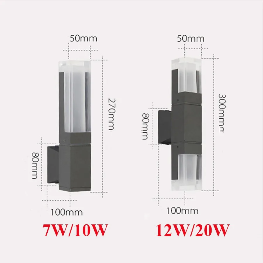 1 шт. настенный светильник водонепроницаемый с ИК-датчиком движения | Лампы и