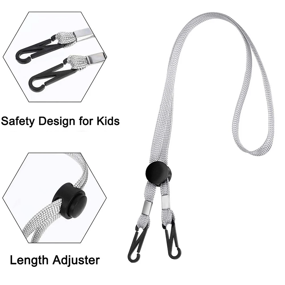 Безопасная Регулируемая Маска для лица ремешок удобный держатель веревка защиты