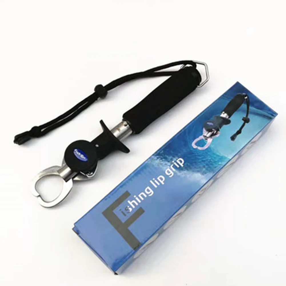 

Stainless Steel Fish Lip Gripper Grabber Grip Fishing Tool Tackle Keeper Holder Portable Fish Gripper Tool