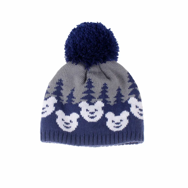 Детская зимняя шапка кепка для девочек и мальчиков вязаные зимние шапочки детей